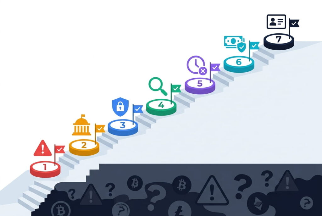 仮想通貨詐欺を見分ける7つのチェックポイント