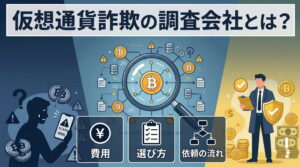 仮想通貨詐欺の調査会社とは？費用・選び方・手口別対応を徹底解説