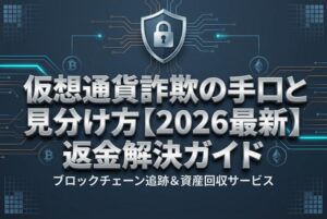 仮想通貨詐欺の手口と見分け方【2026最新】返金解決ガイド