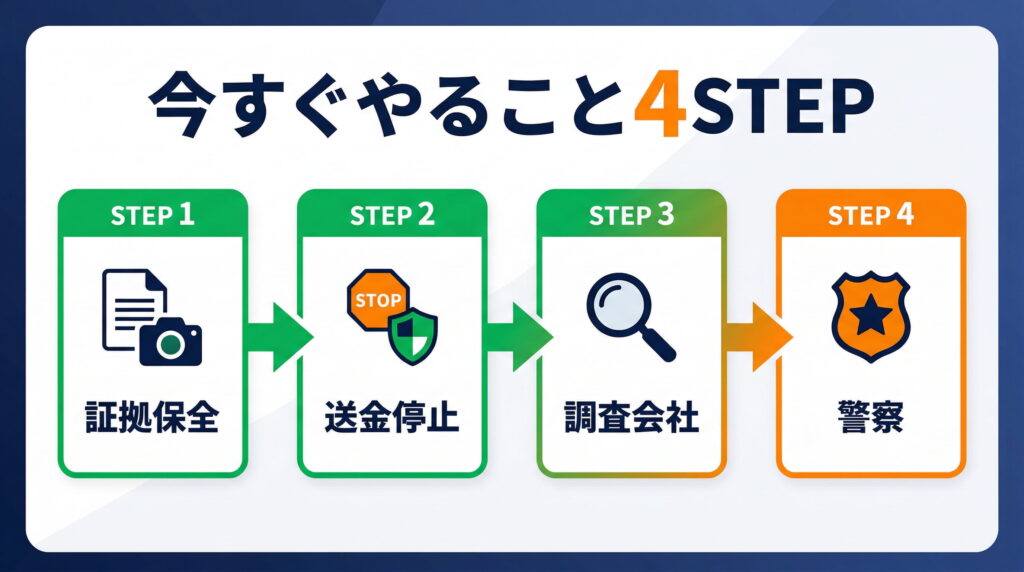 今すぐやるべき4つのSTEP