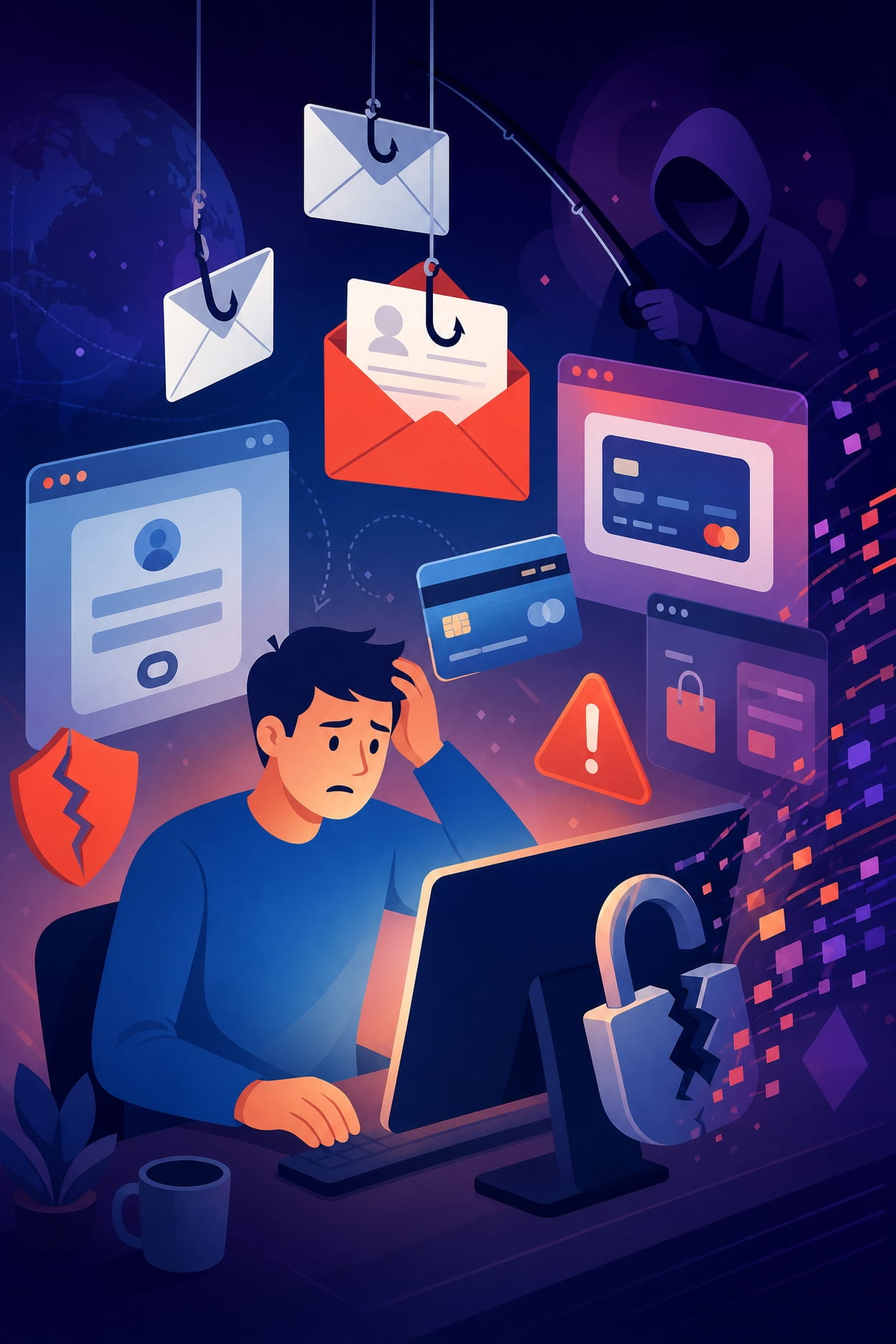フィッシング詐欺のイメージ