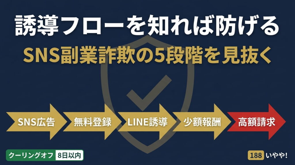 まとめ｜SNSの副業詐欺は「誘導フロー」を知れば防げる