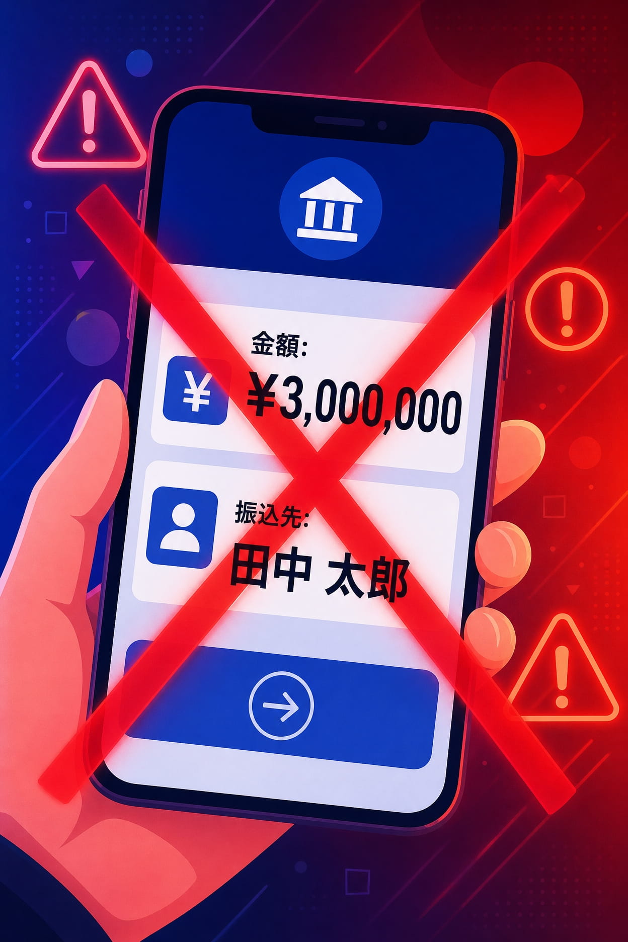 個人名義口座への振込のイメージ