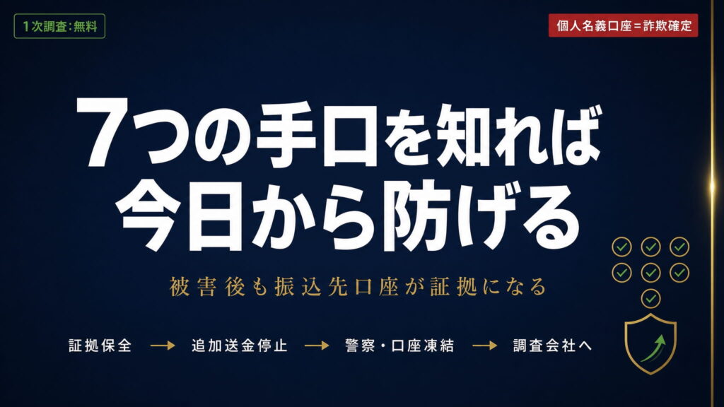 まとめ｜FX詐欺の手口を知れば今日から防げる