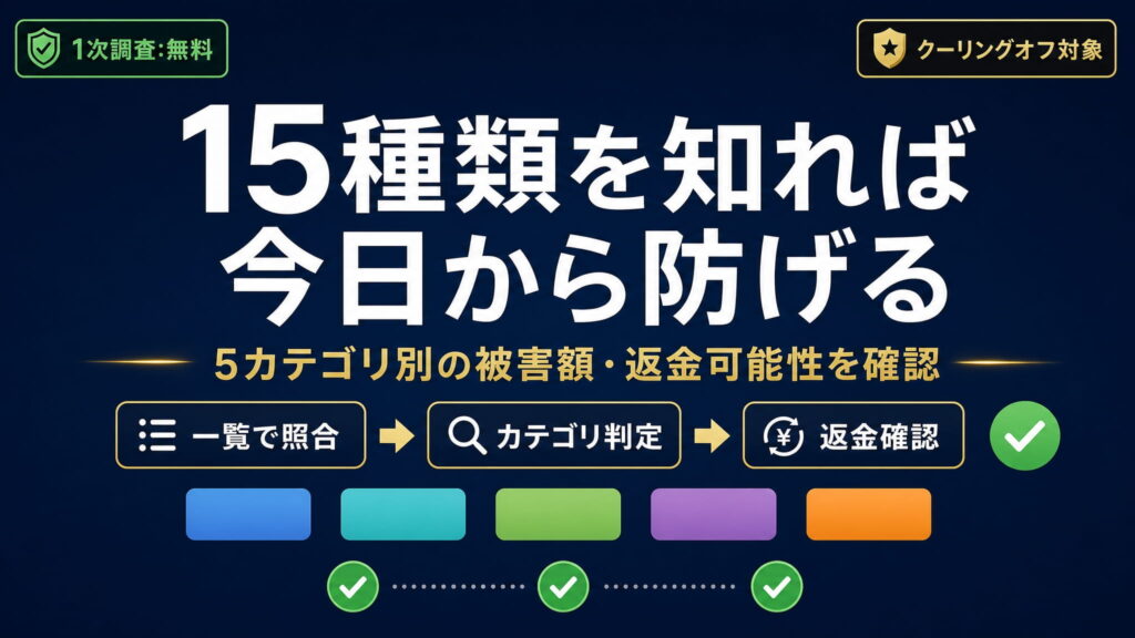 まとめ|副業詐欺一覧で5カテゴリを知れば今日から防げる