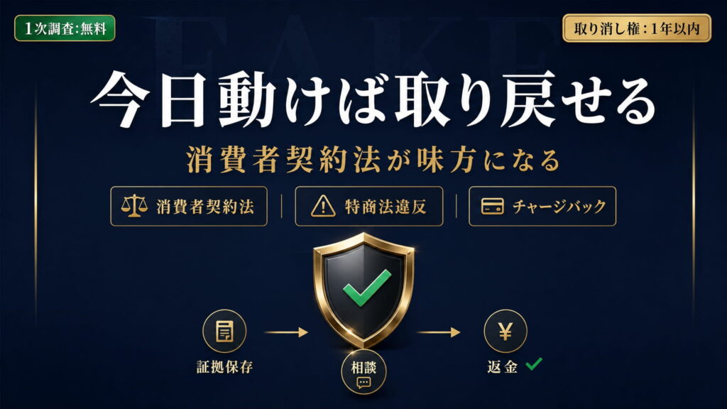 まとめ｜note・Brain経由の情報商材詐欺は今日動けば取り戻せる