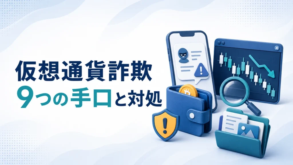 仮想通貨詐欺9つの手口｜見分け方・送金後の対処と相談先【2026年】