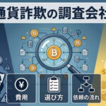 仮想通貨詐欺の調査会社とは？費用・選び方・手口別対応を徹底解説
