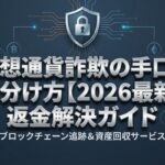仮想通貨詐欺の手口と見分け方【2026最新】返金解決ガイド