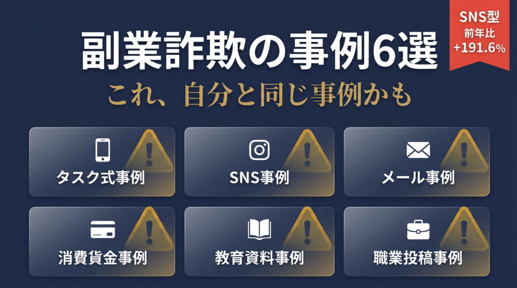 副業詐欺の事例6選【2026年最新】手口と返金できたケース