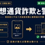 仮想通貨詐欺で警察相談前にやるべきこと｜証拠収集や被害届まで解説