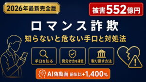 ロマンス詐欺【2026年最新】知らないと危ない手口や被害後の対処法まで解説