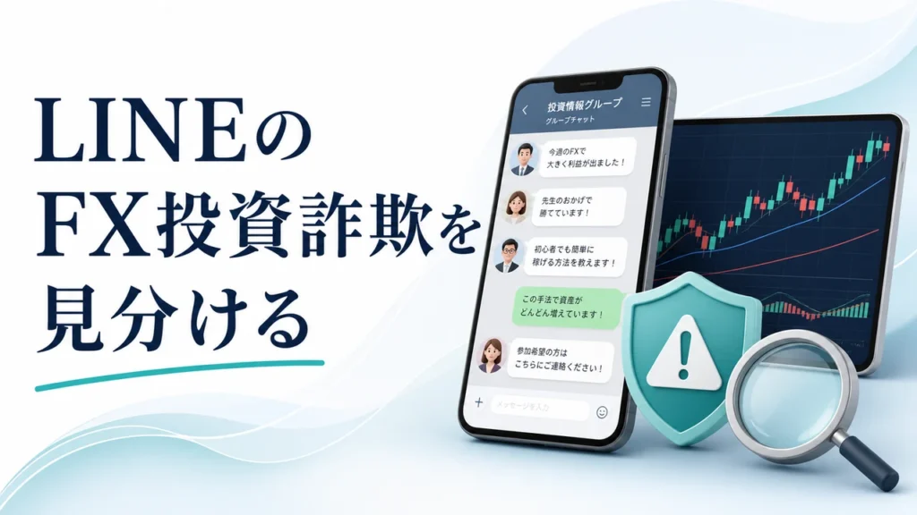 LINEのFX投資グループは詐欺？見分け方・出金できない時の対処【2026年】