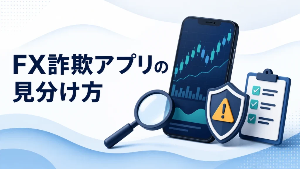 FX詐欺アプリの見分け方｜偽アプリ8つの特徴・入金後の対処【2026年】
