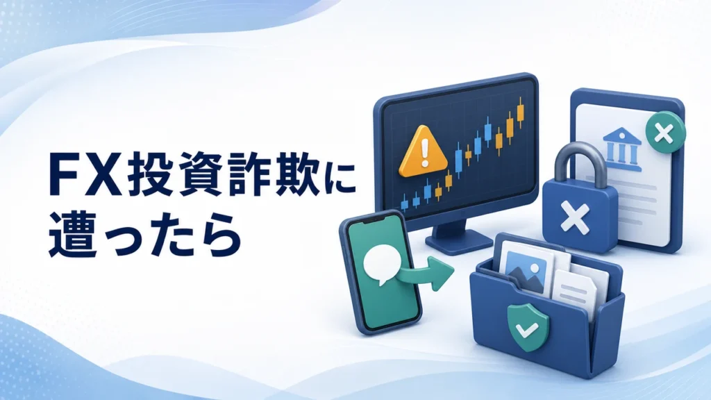 FX投資詐欺に遭ったら｜手口・見分け方・入金後の対処【2026年】