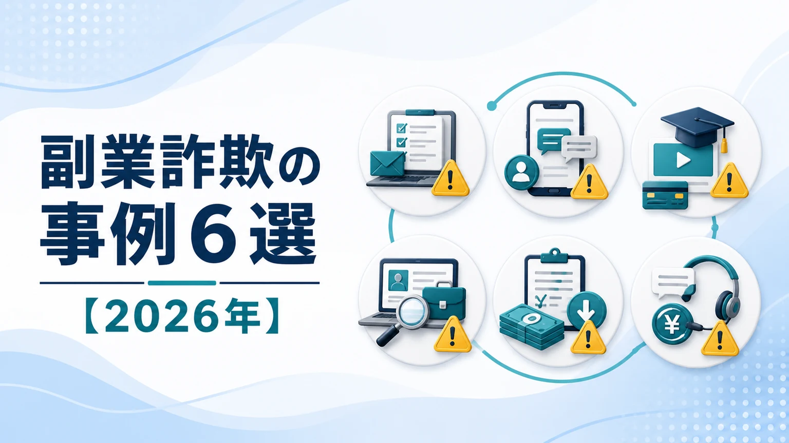 副業詐欺の事例6選【2026年】