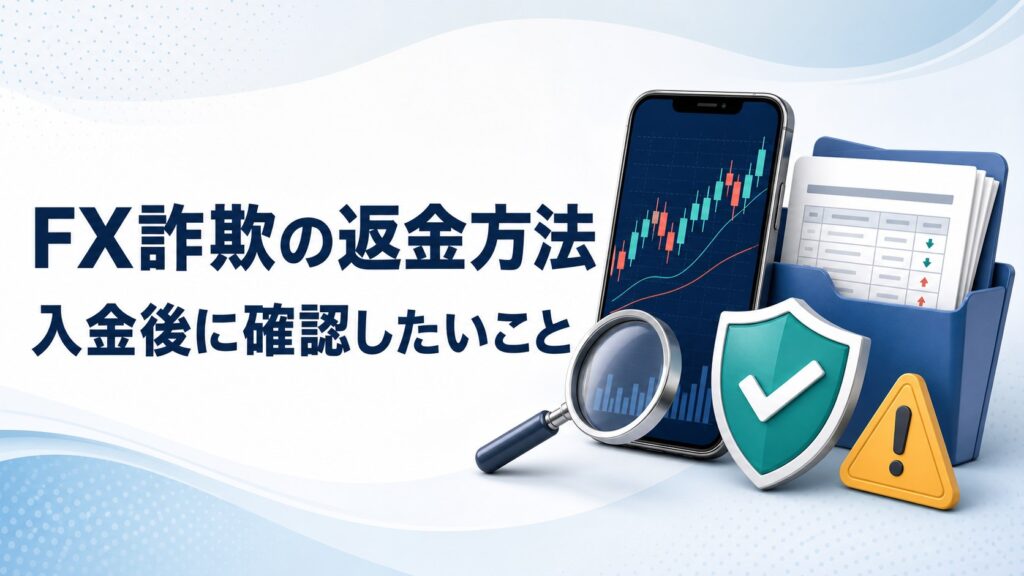 FX詐欺の返金方法4選｜手口別の対処法と相談窓口の活用法【2026年最新】
