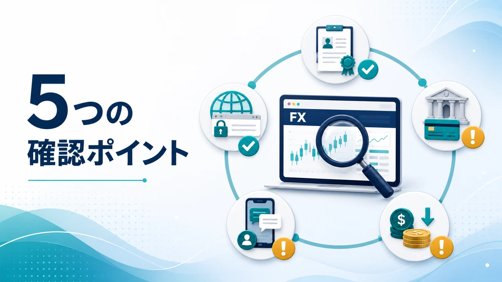 FX詐欺サイトを見分ける5つのチェックポイント