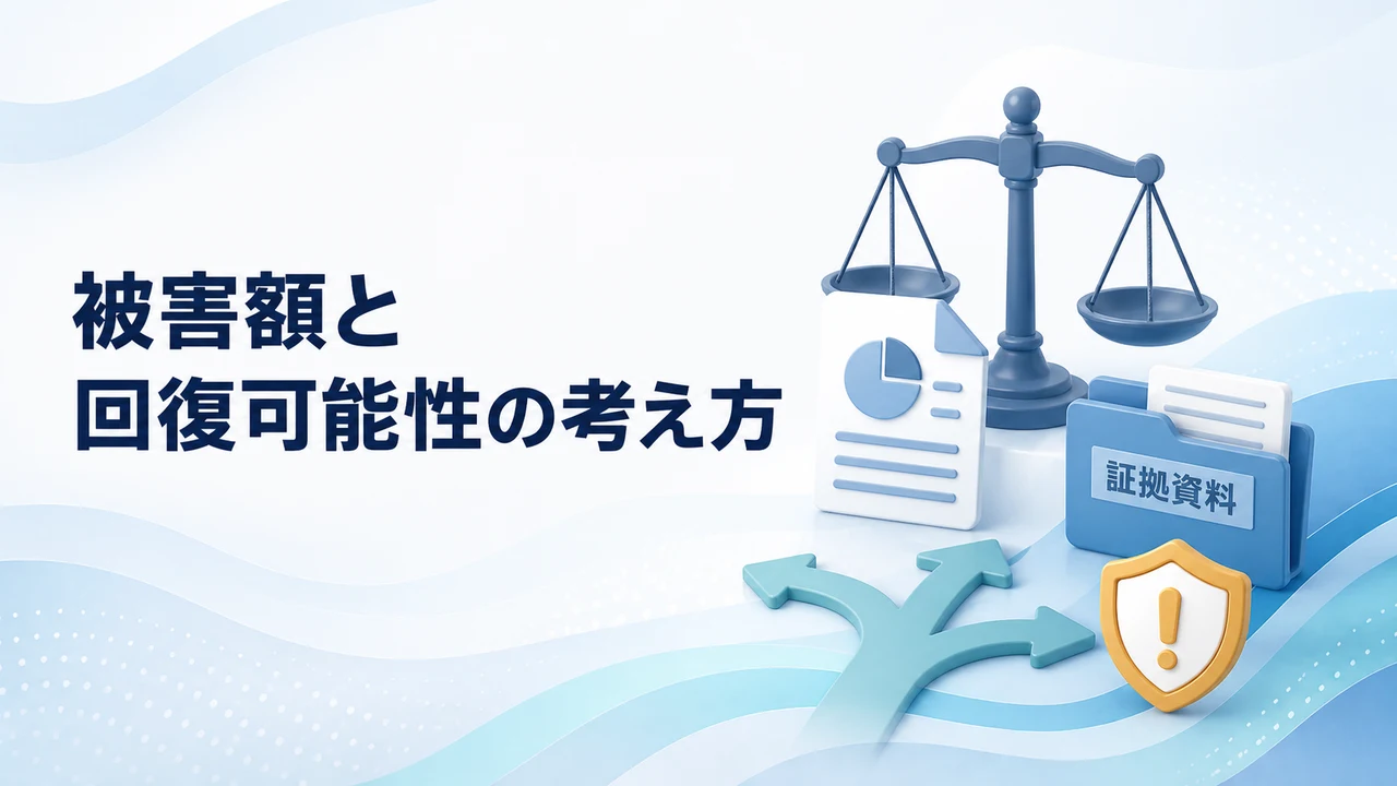 副業詐欺の被害回復可能性