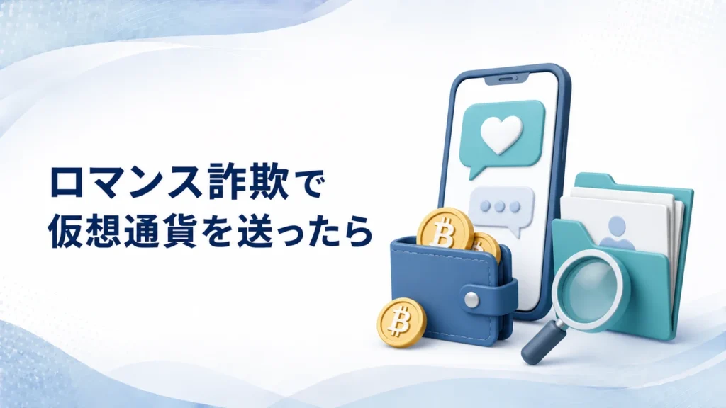 ロマンス詐欺で仮想通貨を送ったら？追跡と返金の違い・対処法・相談先