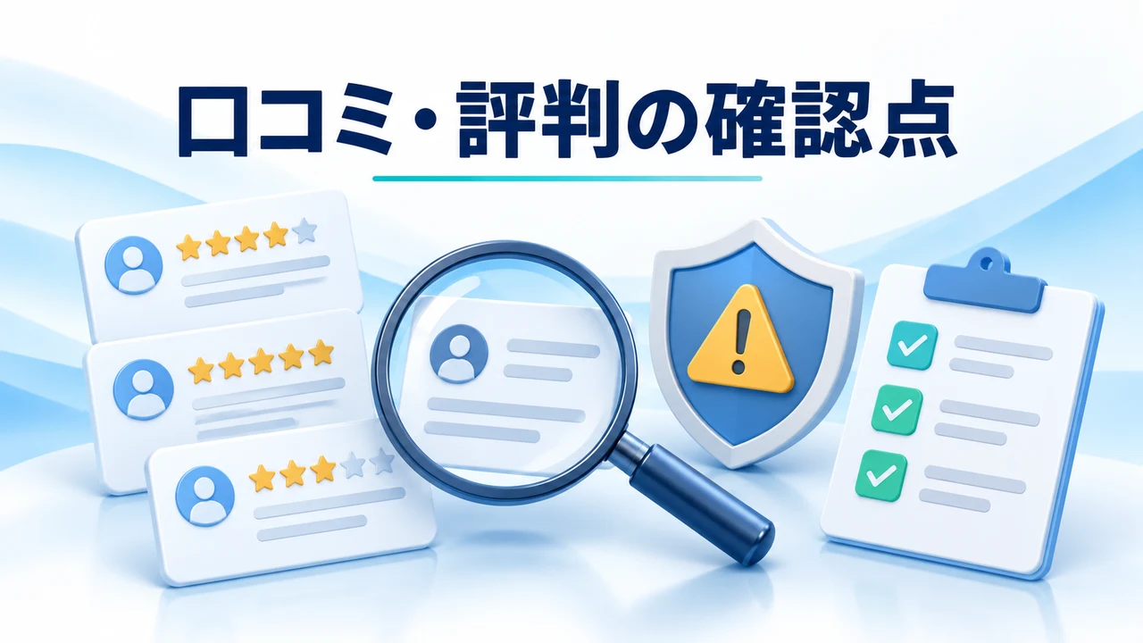 クリアパス調査会社の口コミ・評判の確認点