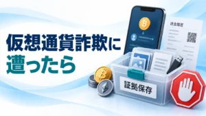 仮想通貨詐欺に遭ったら｜被害直後の初動・証拠保存・相談先
