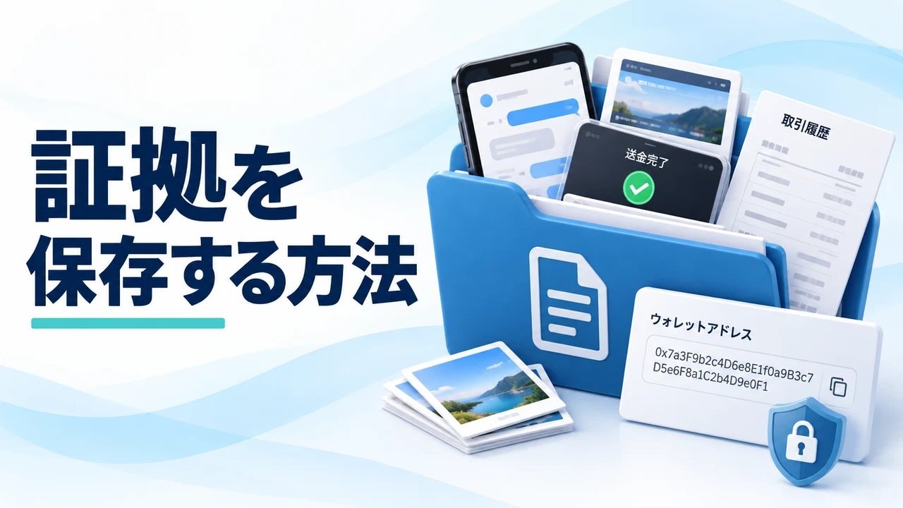 仮想通貨詐欺の証拠を保存する方法