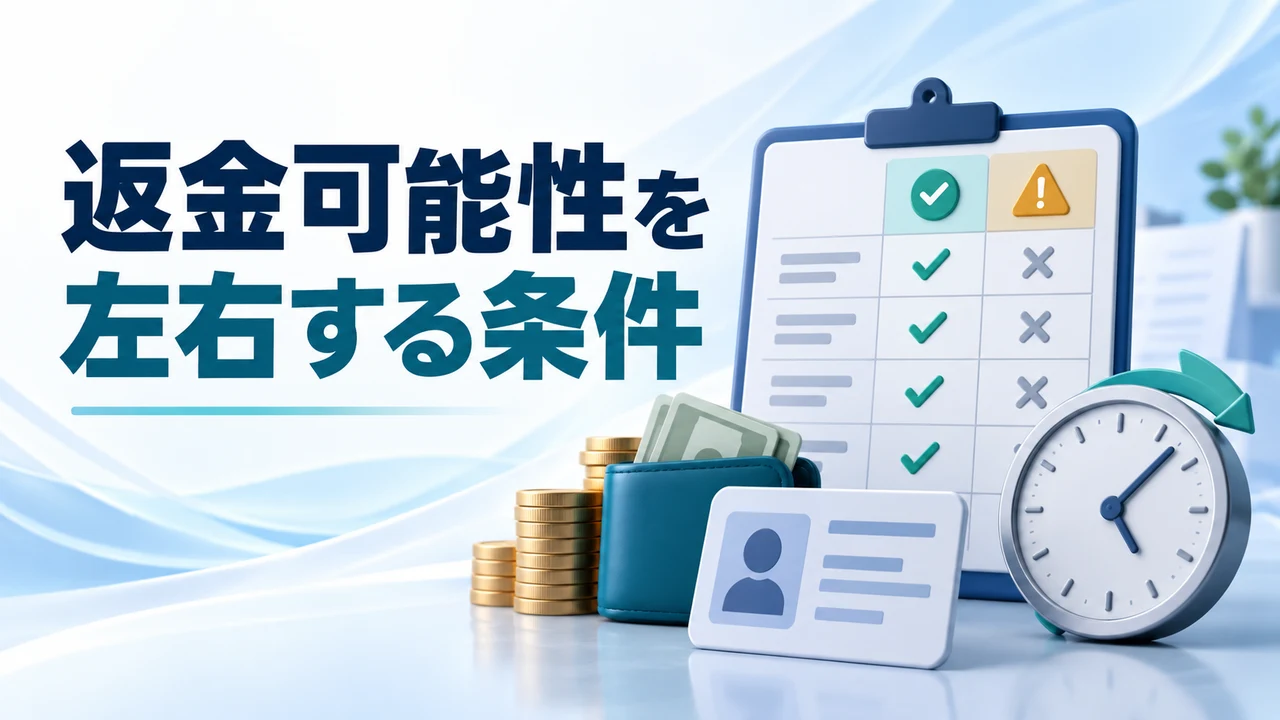 仮想通貨詐欺の返金可能性を左右する条件