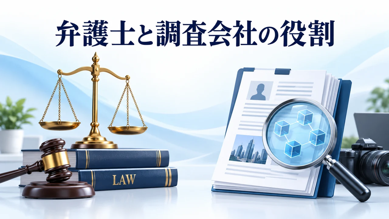 弁護士と調査会社の役割