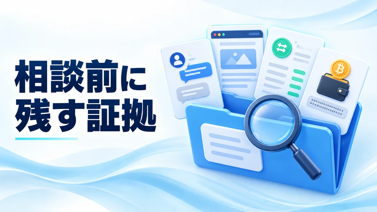 相談前に残す証拠