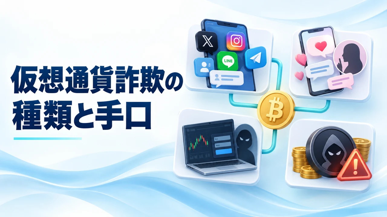 仮想通貨詐欺の種類と手口