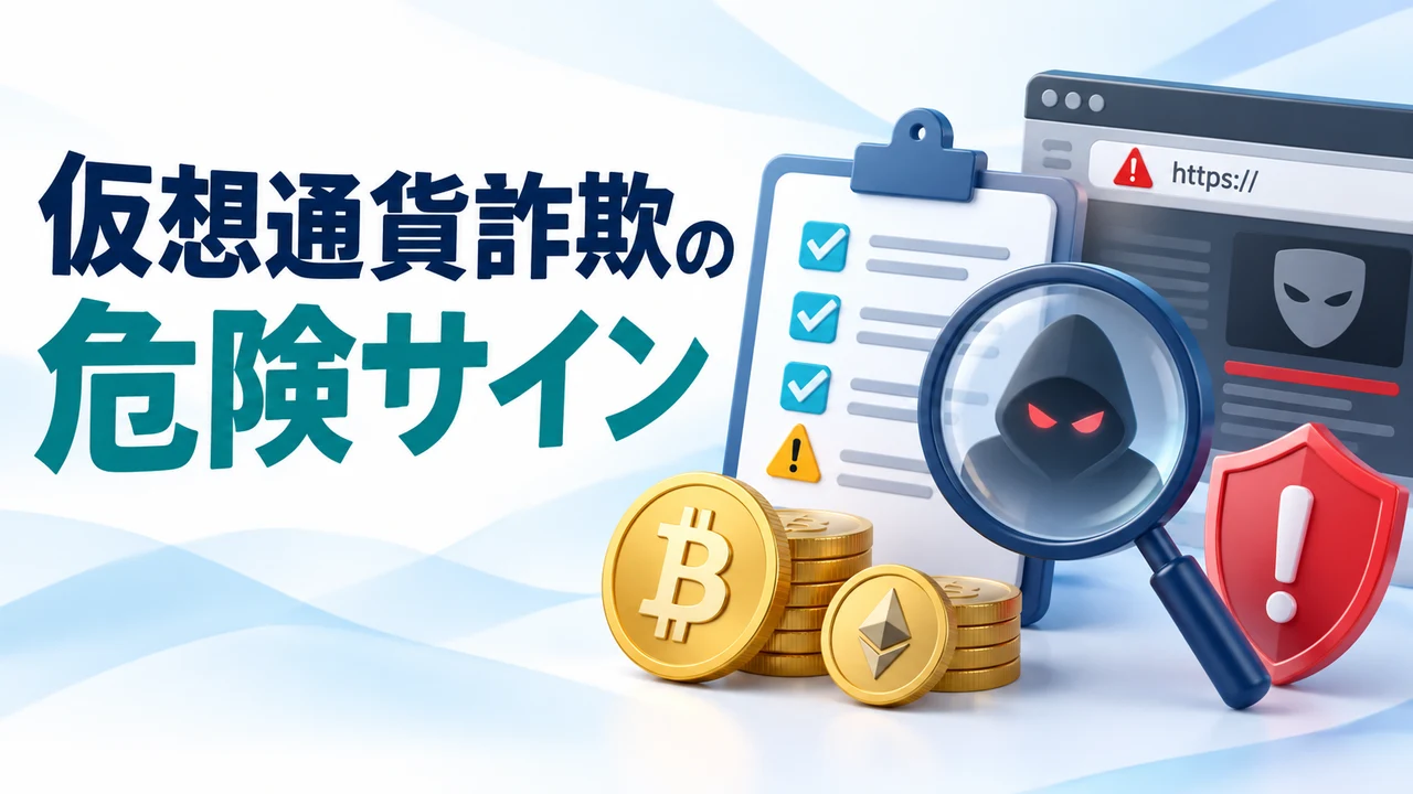 仮想通貨詐欺の危険サイン