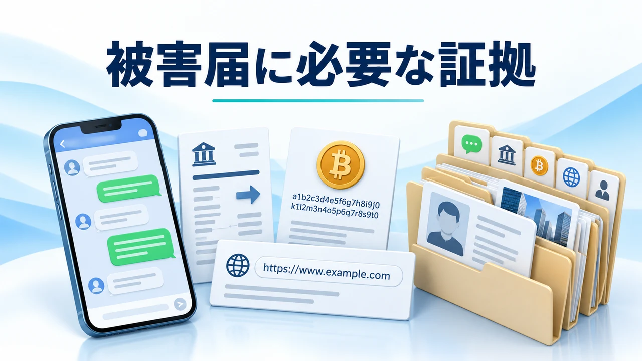被害届に必要な証拠