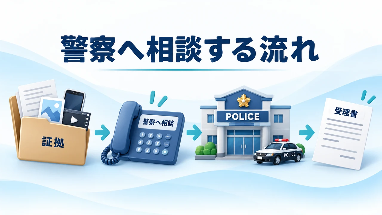 警察へ相談する流れ