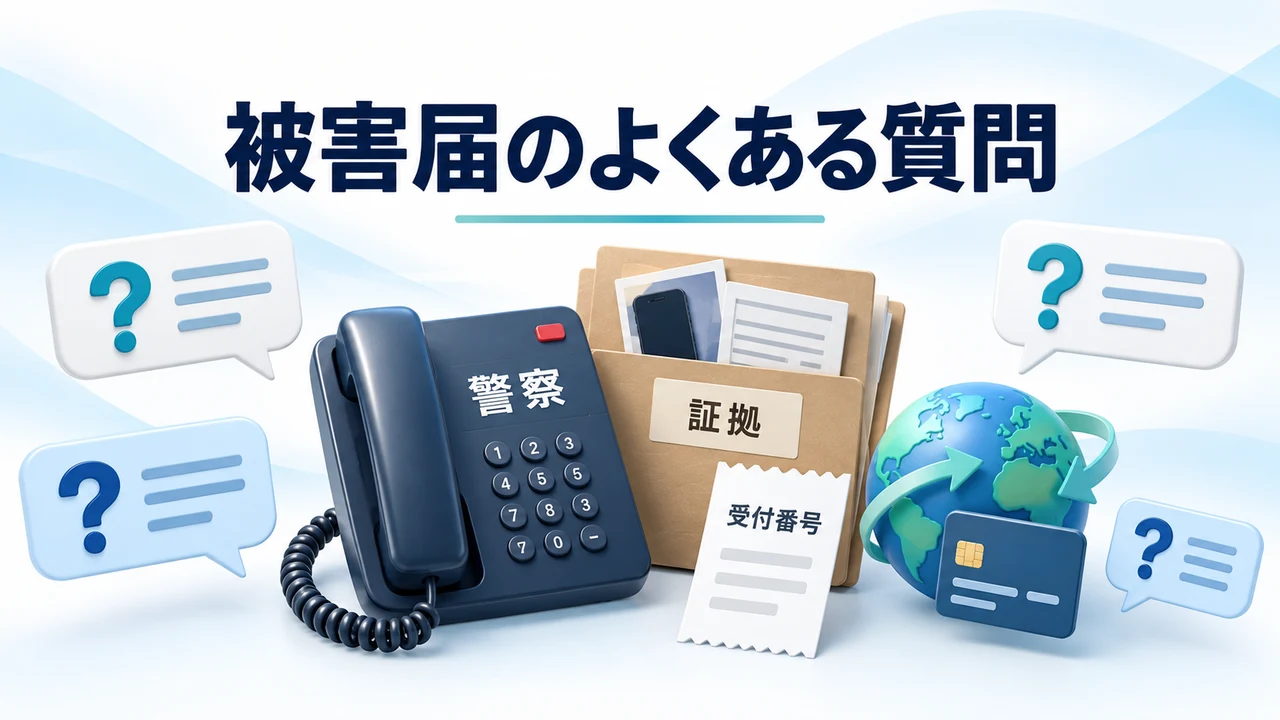 被害届のよくある質問