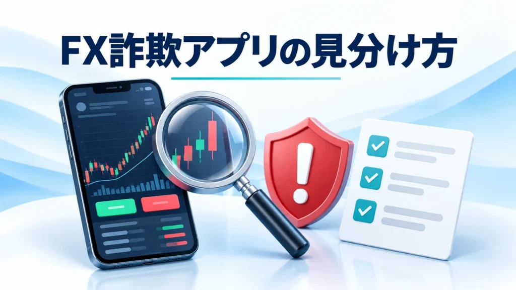 FX詐欺アプリの見分け方｜偽アプリ8つの特徴・入金後の対処【2026年】