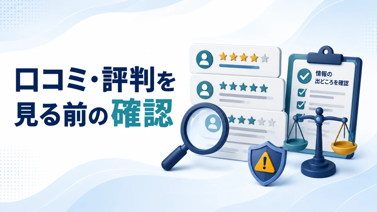 ワンダーウォールの口コミ・評判を確認する前に知っておきたいことを示す図
