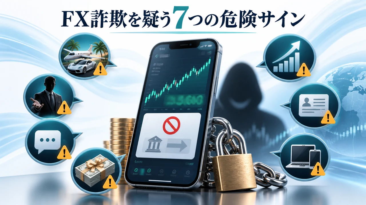 FX詐欺を疑う7つの危険サイン