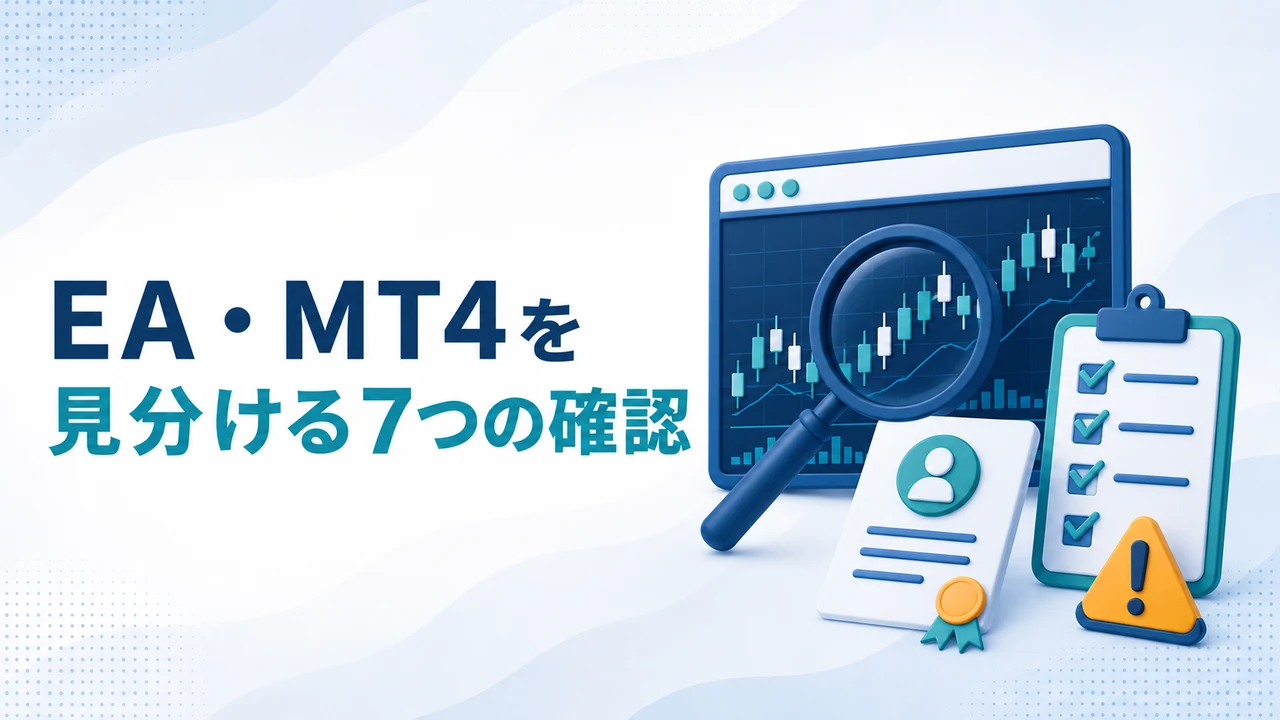EAとMT4の勧誘を見分ける7つの確認図