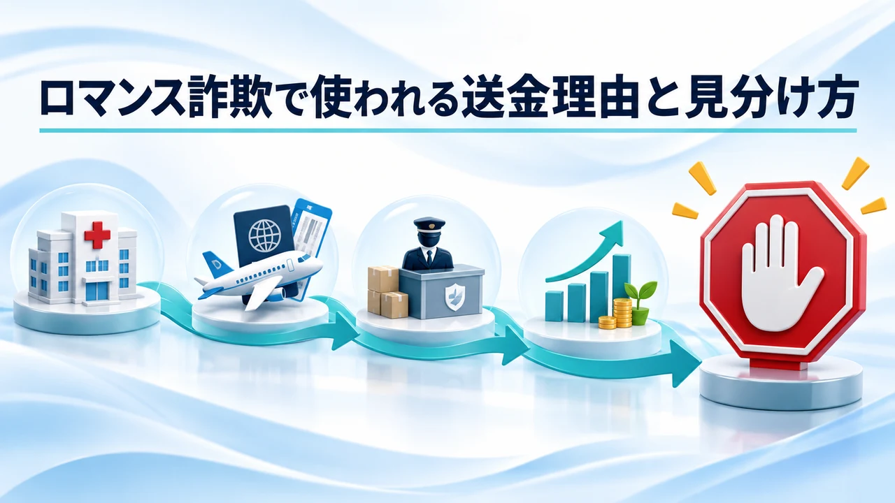ロマンス詐欺で使われる送金理由と見分け方