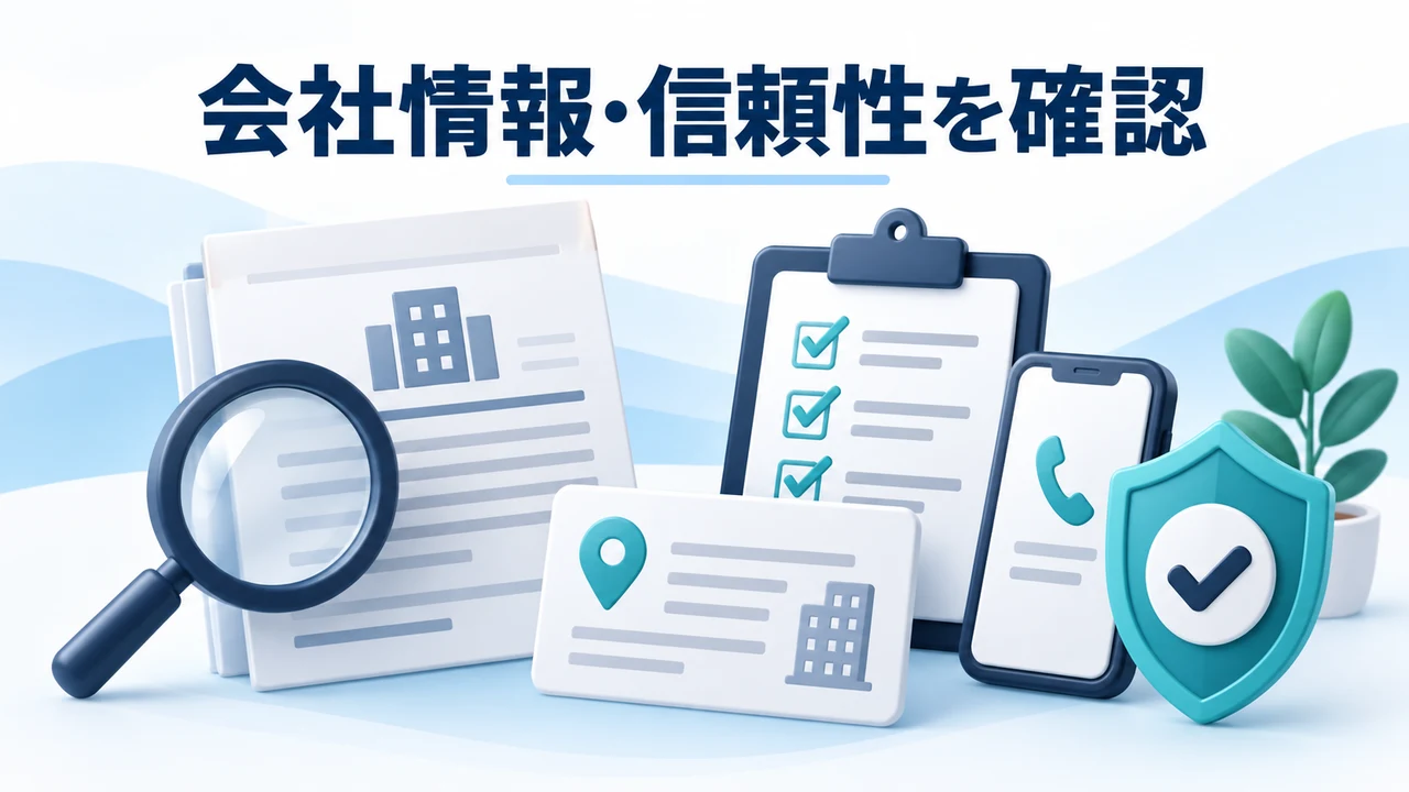 千羽リサーチの会社情報と信頼性を確認する図