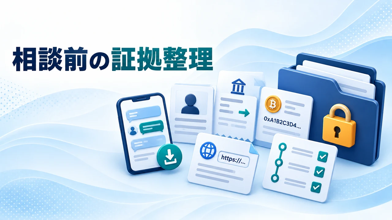 ロマンス詐欺の相談前に保存する証拠