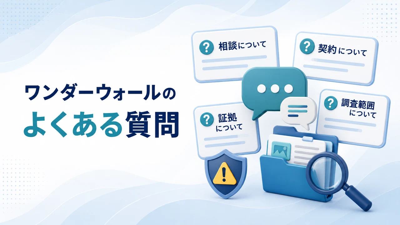 ワンダーウォールについてよくある質問を示す図