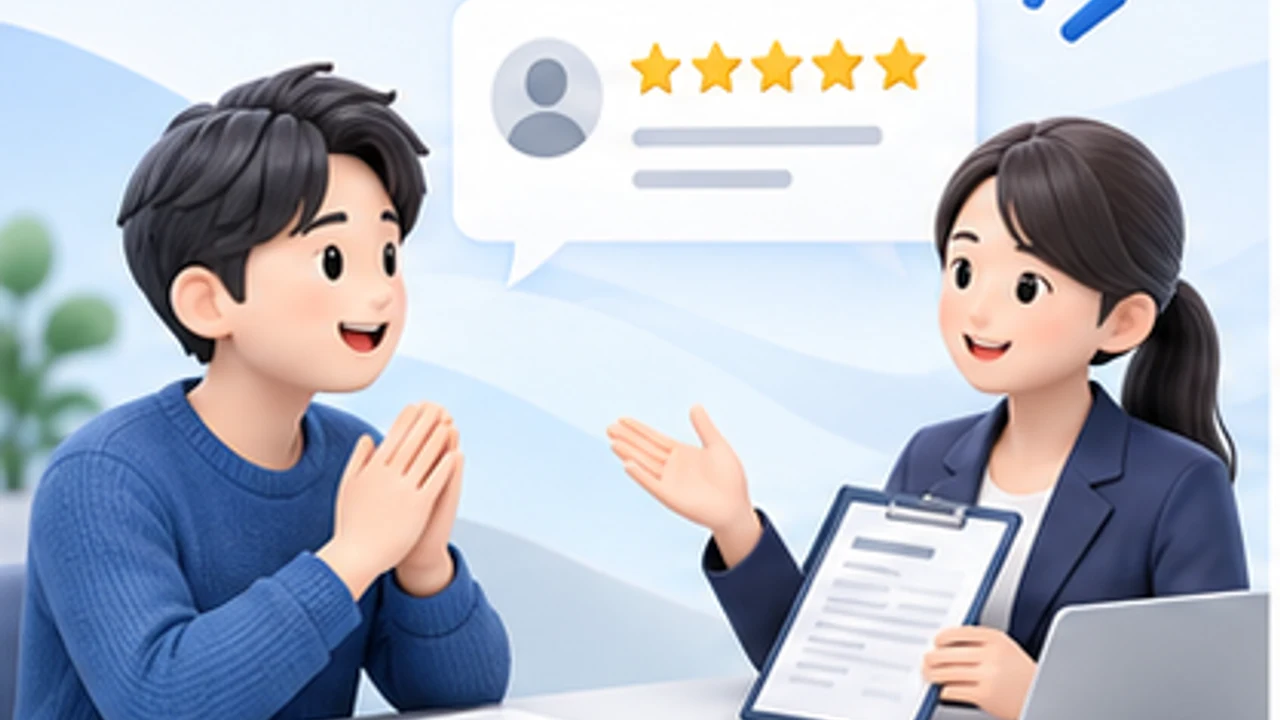 OMGサービスの良い口コミを示す図