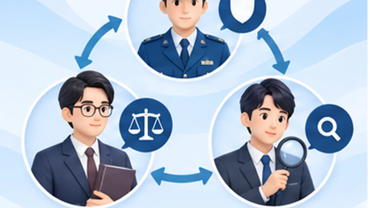 Crypto Lab Insight(クリプトラボインサイト)の警察・弁護士・調査会社の役割を示す図