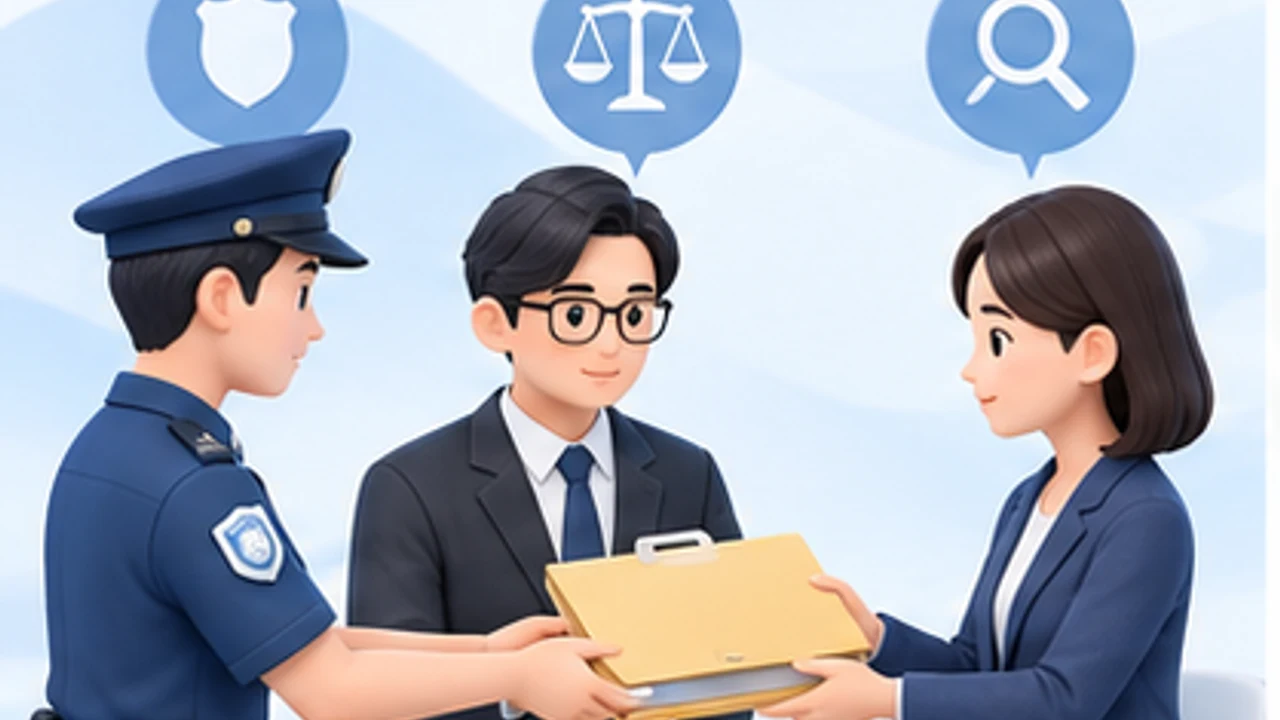 Next Research（ネクストリサーチ）の警察・弁護士・調査会社の役割を示す図