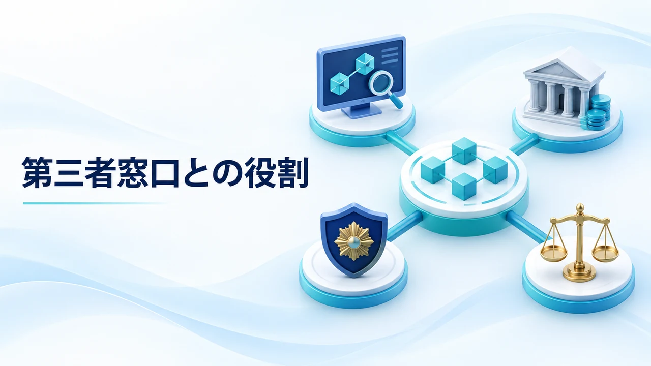 警察や弁護士と調査会社の役割を示す図