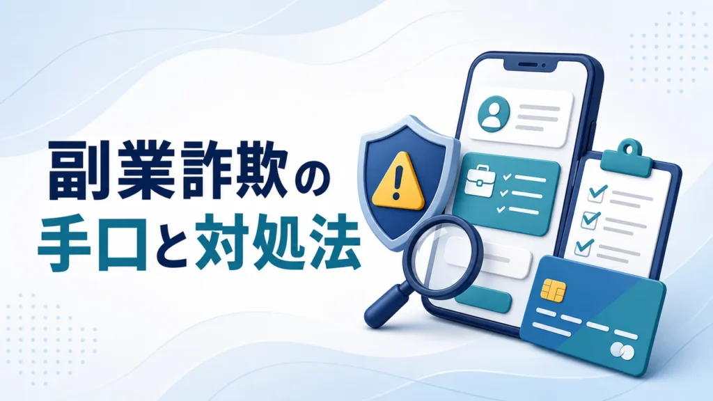 副業詐欺の手口8選｜タスク副業・AI副業の見分け方と対処法【2026年】