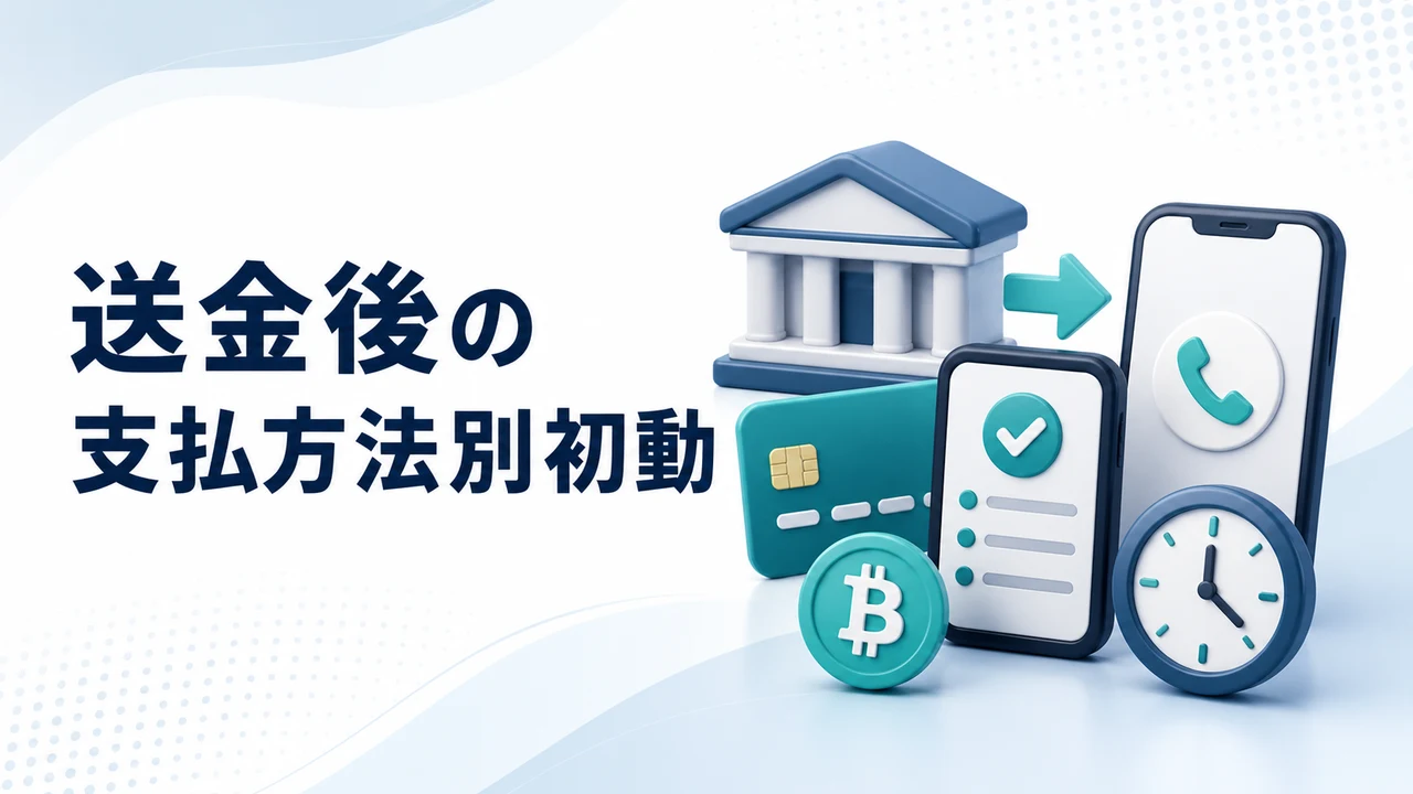 ロマンス詐欺で送金した後の支払方法別初動を示す図