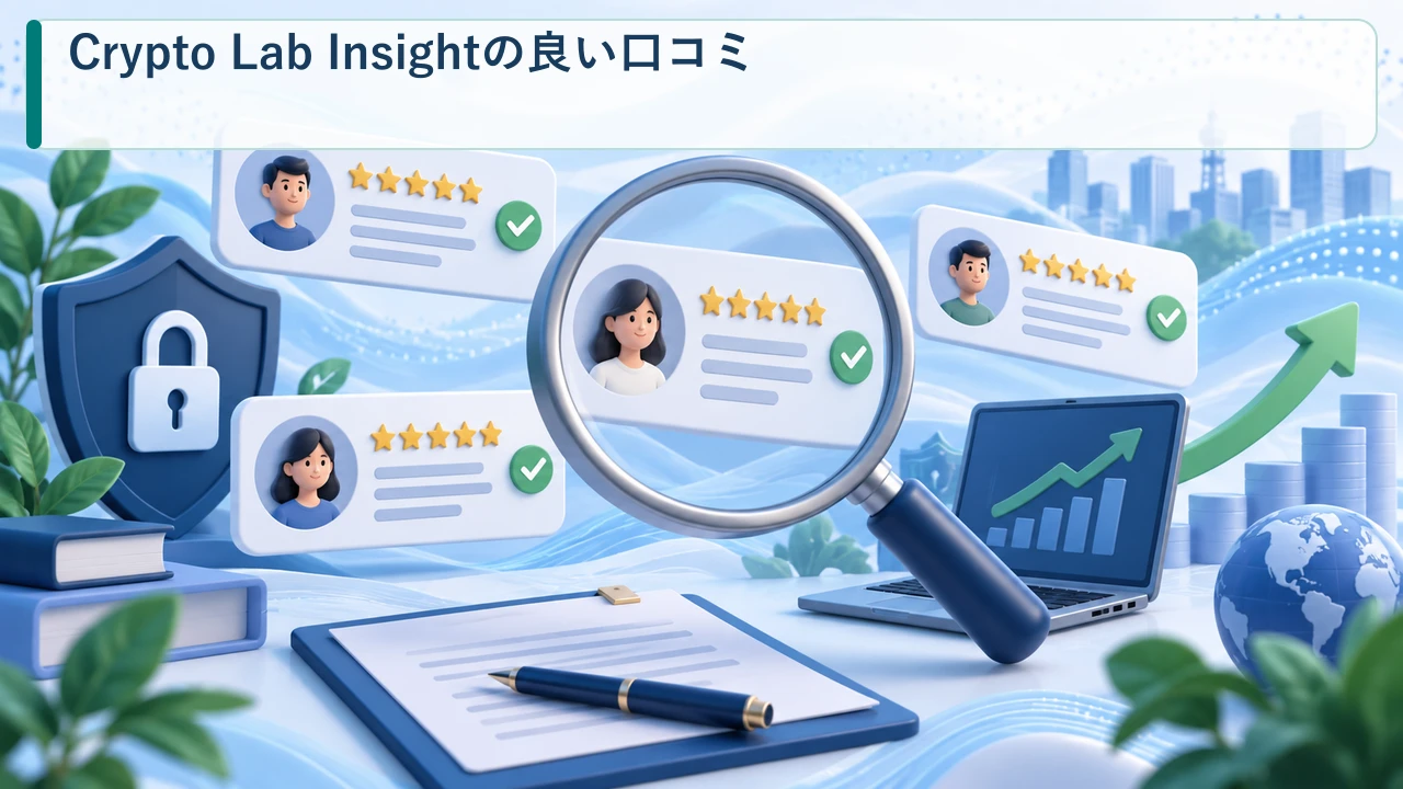 Crypto Lab Insightの良い口コミを示す図